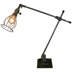 Antique O.C. White Industrial Task Desk Lamp