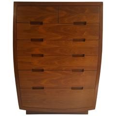 Bench Hand-Crafted Organic Modern Seven-Drawer Chest