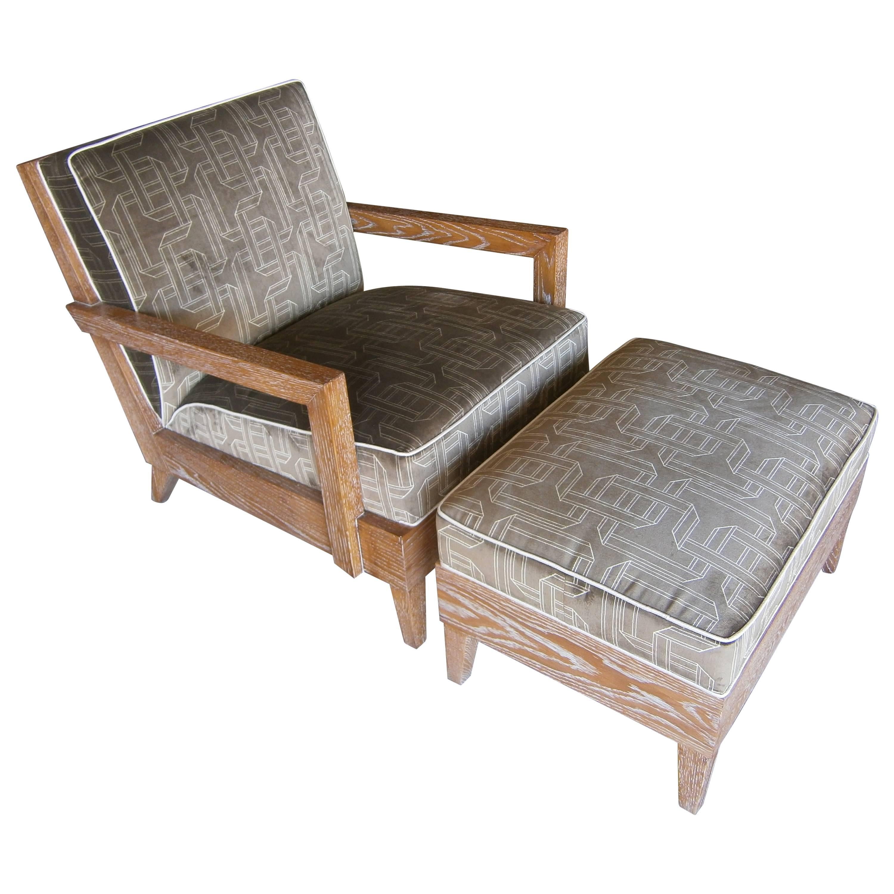 "The Las Palmas Chair & Ottoman" by Christopher Anthony Ltd.