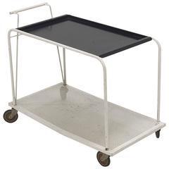 Retro Mid-Century Pilastro Serving Trolley in Style of Mategot, 1950s