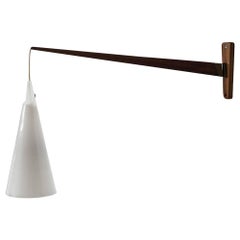 Hans Bergström Wall Lamp Model Struten Produced by Ateljé Lyktan in Sweden