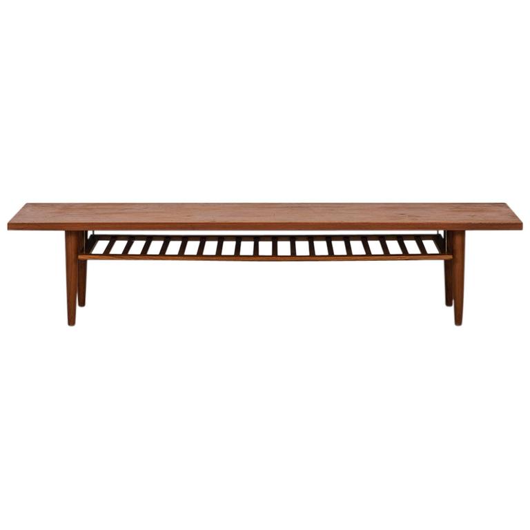 Long Side Table Or Coffee With Rack Produced In Long Side Table Or Coffee With Rack Produced In Sweden For