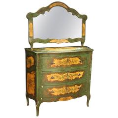 20th Century Venetian Dresser with Mirror