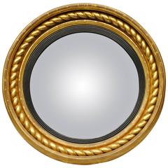 Convex Giltwood Mirror