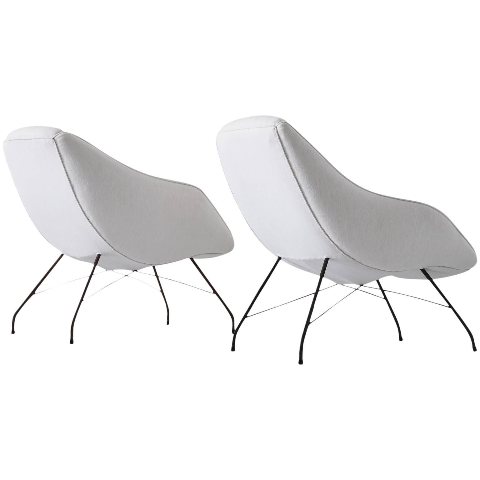 Carlo Hauner & Martin Eisler Pair of Lounge Chairs