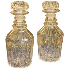 Pair of 19th Century Crystal Decanters