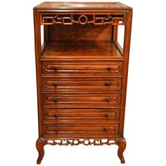 Hardwood Chinese Antique Music Cabinet