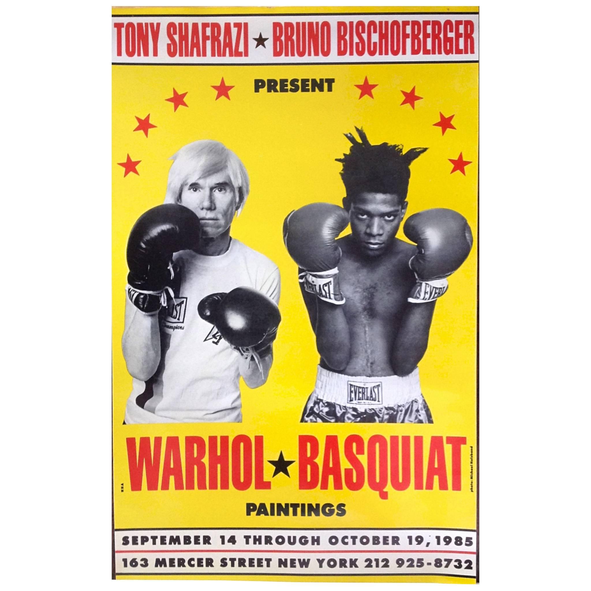 Warhol & Basquiat Exhibition Poster