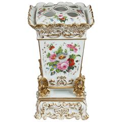 Louis-Philippe Period Porcelain Bouquet Holder