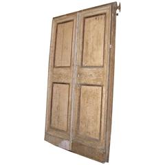 Antique Lacquered Double-Door Antique Lacquered Double-Door