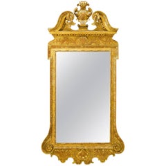 George II Gilt Gesso Mirror
