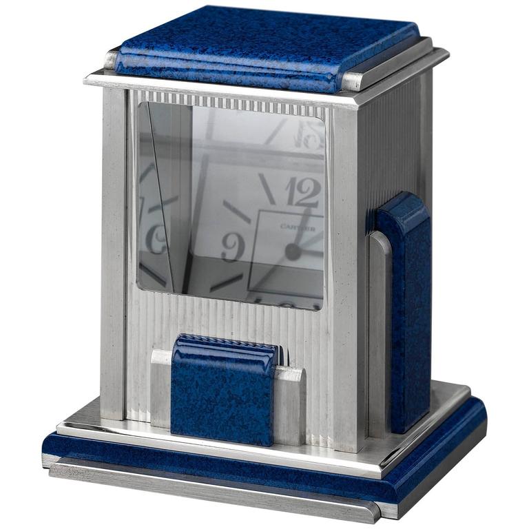 Cartier Prism Mystery Clock For Sale at 1stdibs