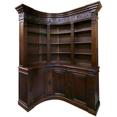 End of 19th Century French Walnut Corner Library 2