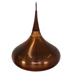 Jo Hammerborg Orient Copper Pendant Lamp for Fog & Mørup