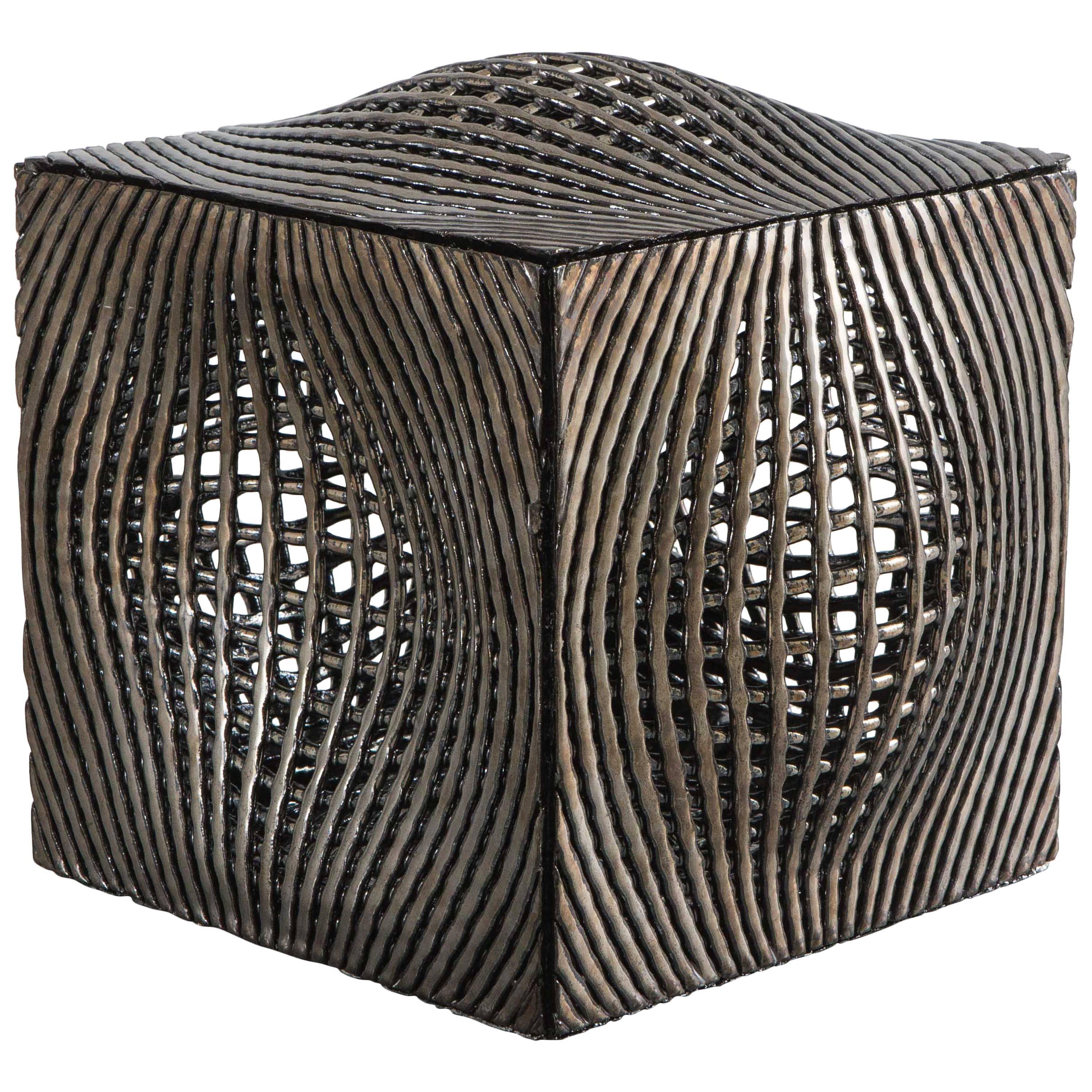 Colleen Carlson, Metallic Cube Sculpture, USA, 2016