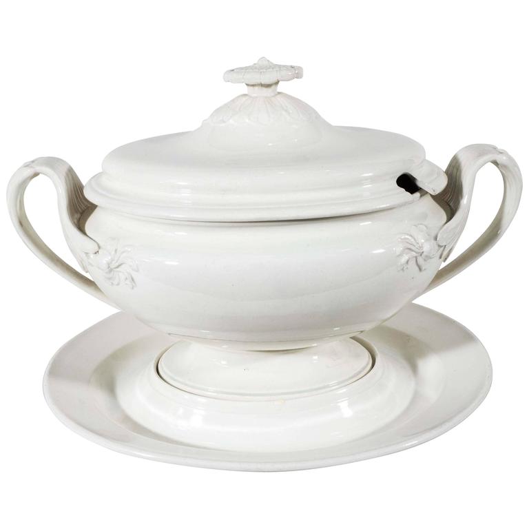 Antique Wedgwood Creamware Soup Tureen at 1stdibs