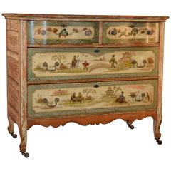 English Painted Chest of Drawers, circa 1920