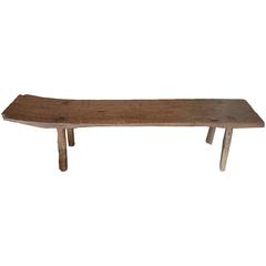Antique Wabi-Sabi Teak Wood Bench or Coffee Table