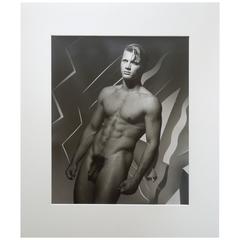 1989 Original Michael Roberts Photograph "Portrait of "Michel" Hamilton's London 1