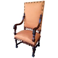 Early 17th Century French Provincial Louis XIII Period Armchair 10