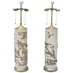 Vintage Epic Wallpaper Roller Lamps