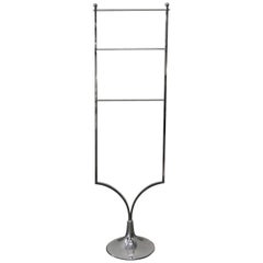 Used Lader Back Towel Rack in Nickel by Charles Hollis Jones for Lucille Ball