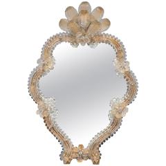 Antique Venetian Art Deco Era Dressing Table Mirror