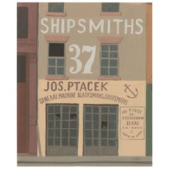 Witold Gordon Gouache "Shipsmiths  - Vanity Fair"