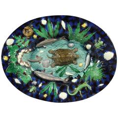 Palissy Ware Platter by George Pull