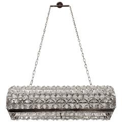 Kinkeldey Austrian Crystal 1960s Pendant Flush Light 4