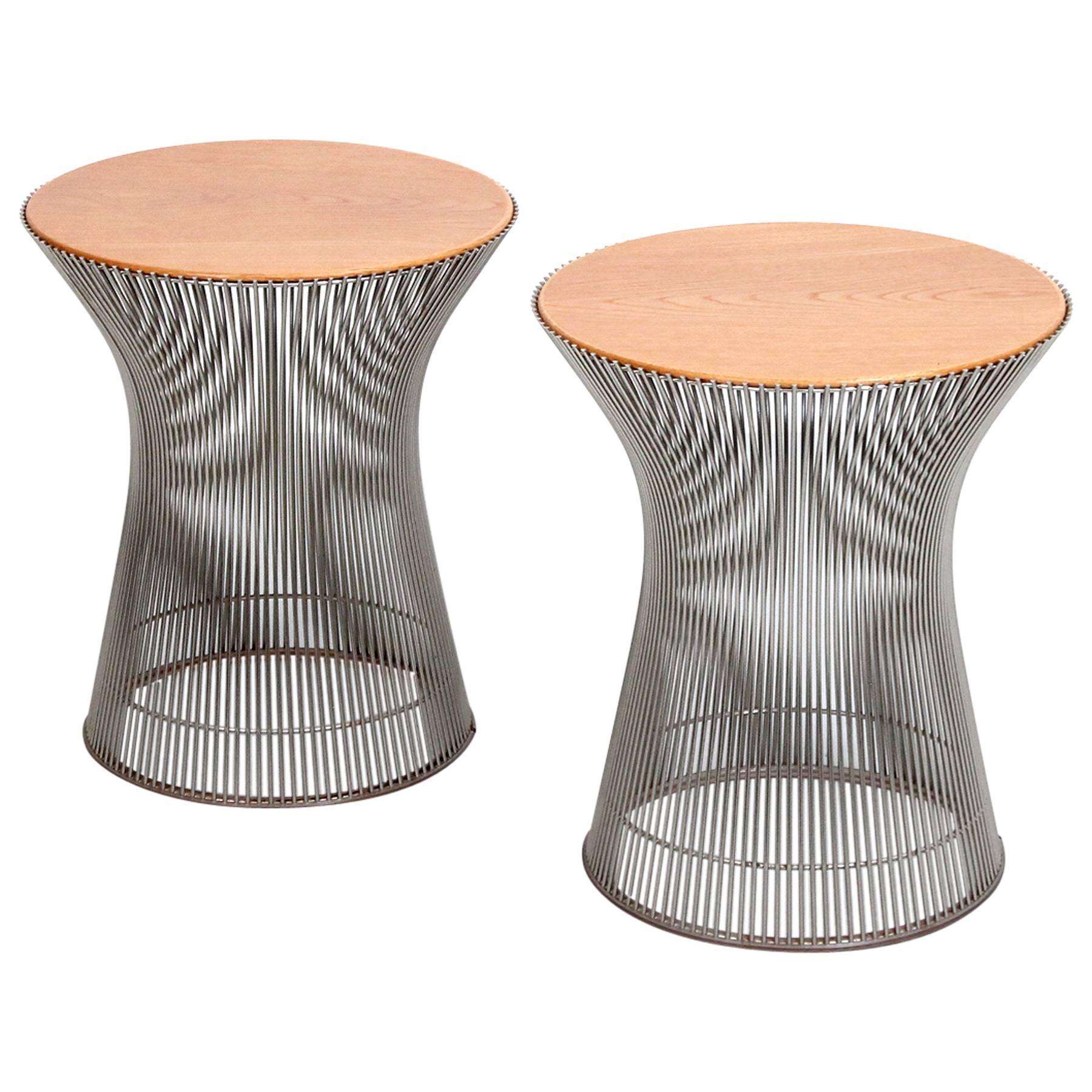Pair of Side Tables by Warren Platner for Knoll