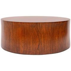 Amazing Mid-Century Modern Tapered Swivel Black Walnut Cocktail Table