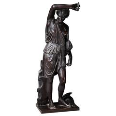 Bronze of the Goddess Diana by Barbedienne 1