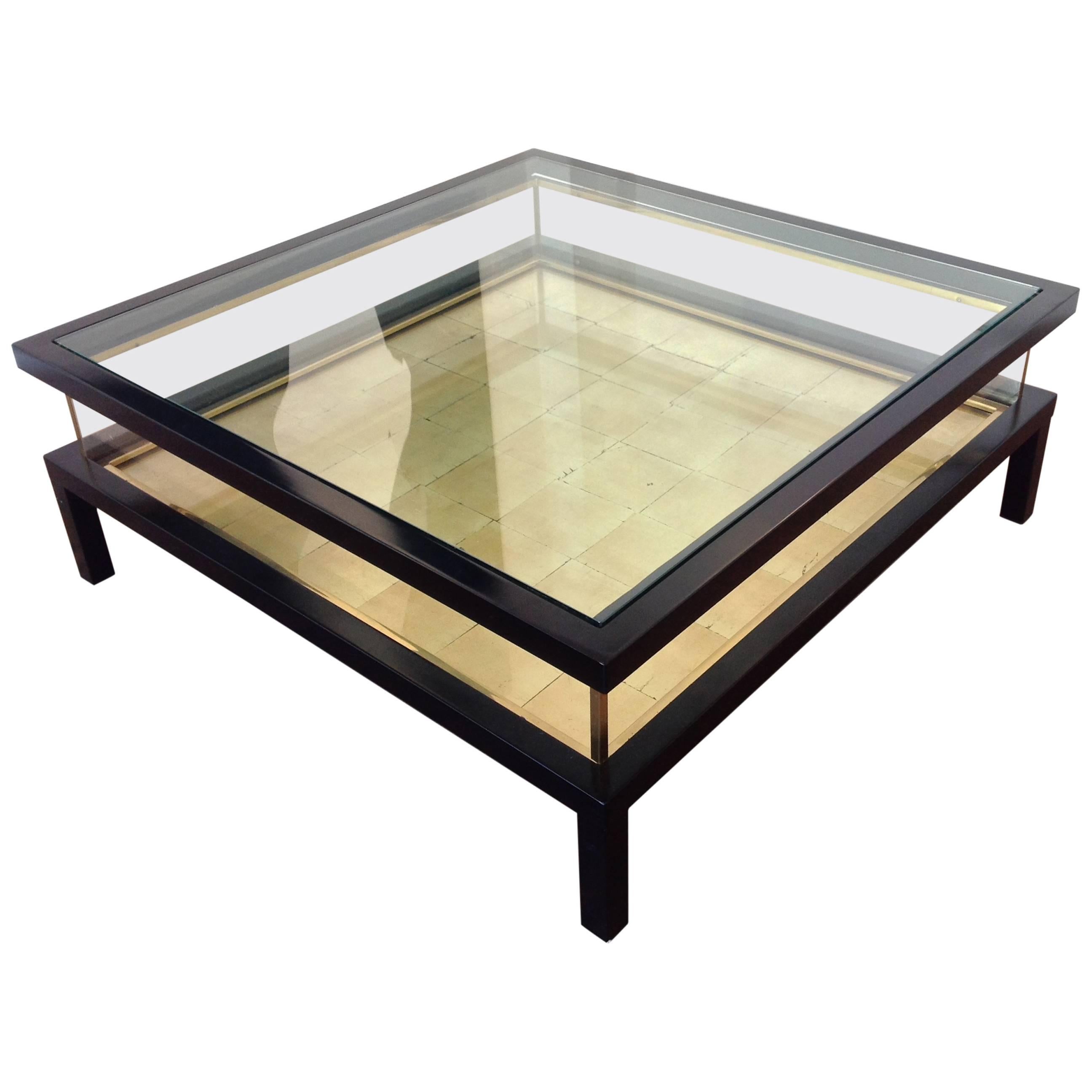 Maison Jansen Sliding Coffee Table