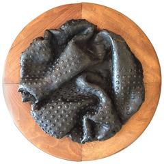 Unique Abstract Ceramic Wall Sculpture, Dated 1966 11