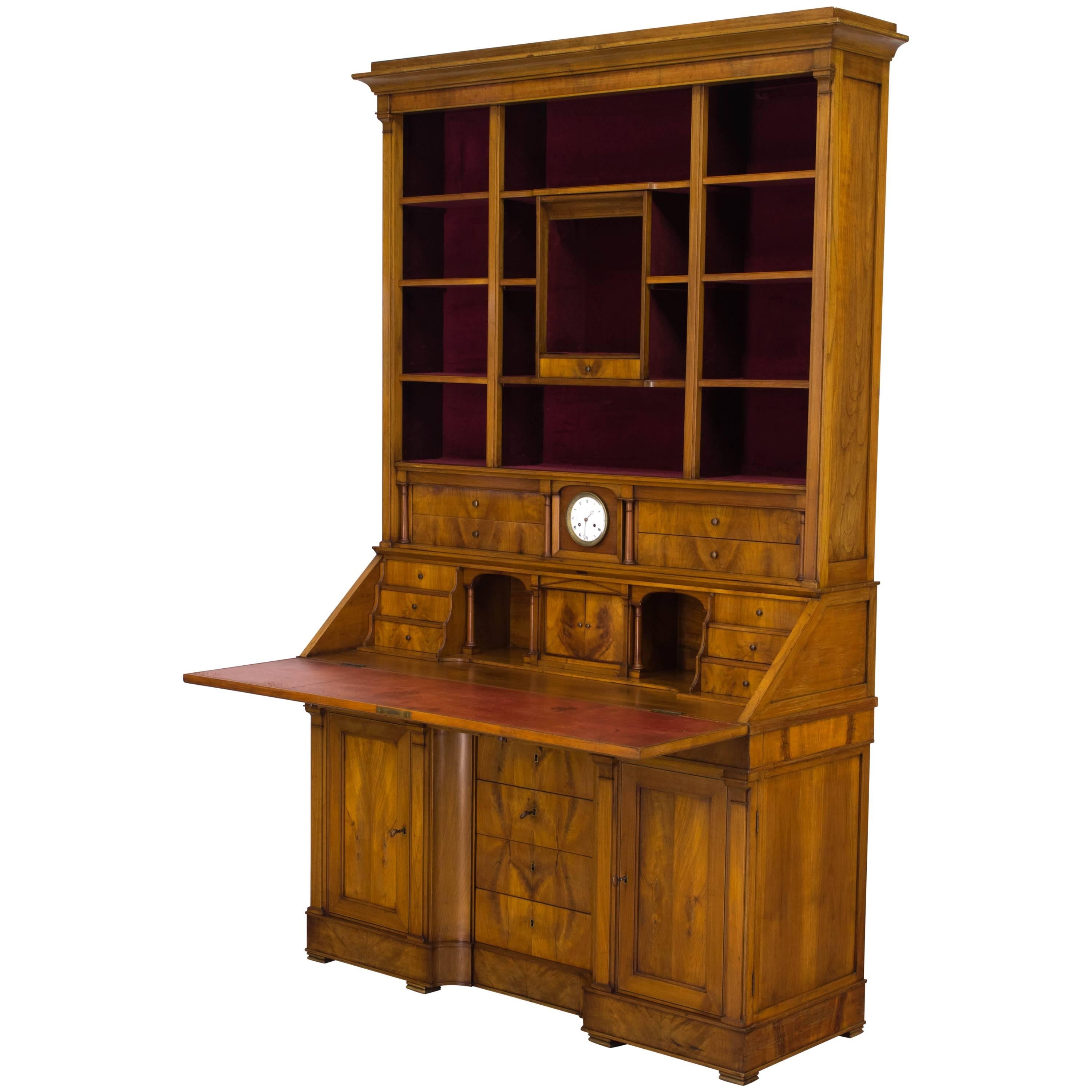 Early 20th Century French Scriban Bibliotheque