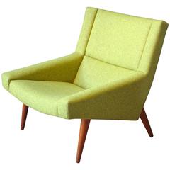 Danish Model 50 Lounge Chair by Illum Wikkelsø for Søren Willadsen, 1960s 2