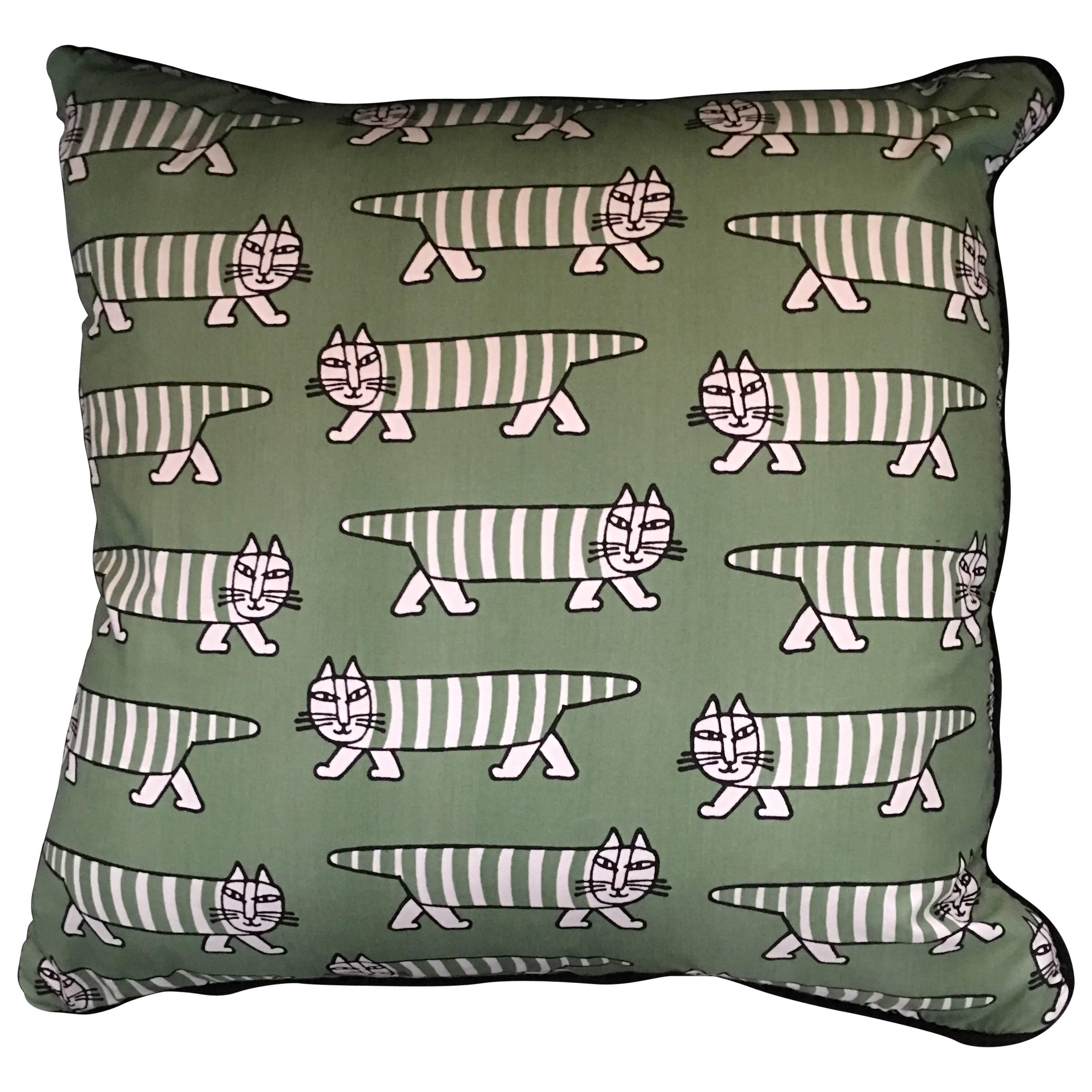 Lisa Larson 'Mikey' Cat Fabric  Cushions For Sale