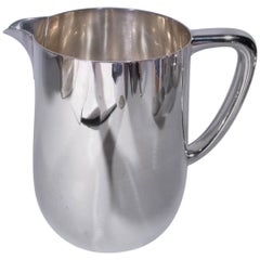 Tiffany Mid-Century Modern Sterling Silver Water Pitcher