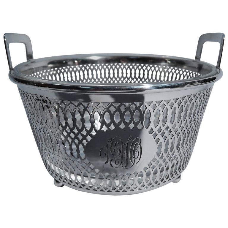 Antique American Sterling Silver Ice Bucket For Sale at 1stdibs