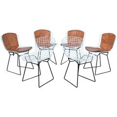 Harry Bertoia Dining Side Chairs for Knoll Associates 1950s, Set of Six