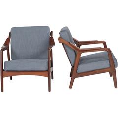 H. Brockmann-Petersen Teak Lounge Chairs