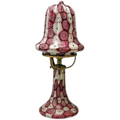 Murano Antique Nice Glass Lamp Millefiori Fratelli Toso, circa 1920