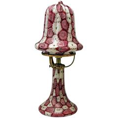Murano Vintage Nice Glass Lamp Millefiori Fratelli Toso, circa 1920 1