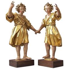 17th Century Italian Wood Sculptures 