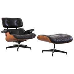 670 and 671 Eames Lounge Chair and Ottoman