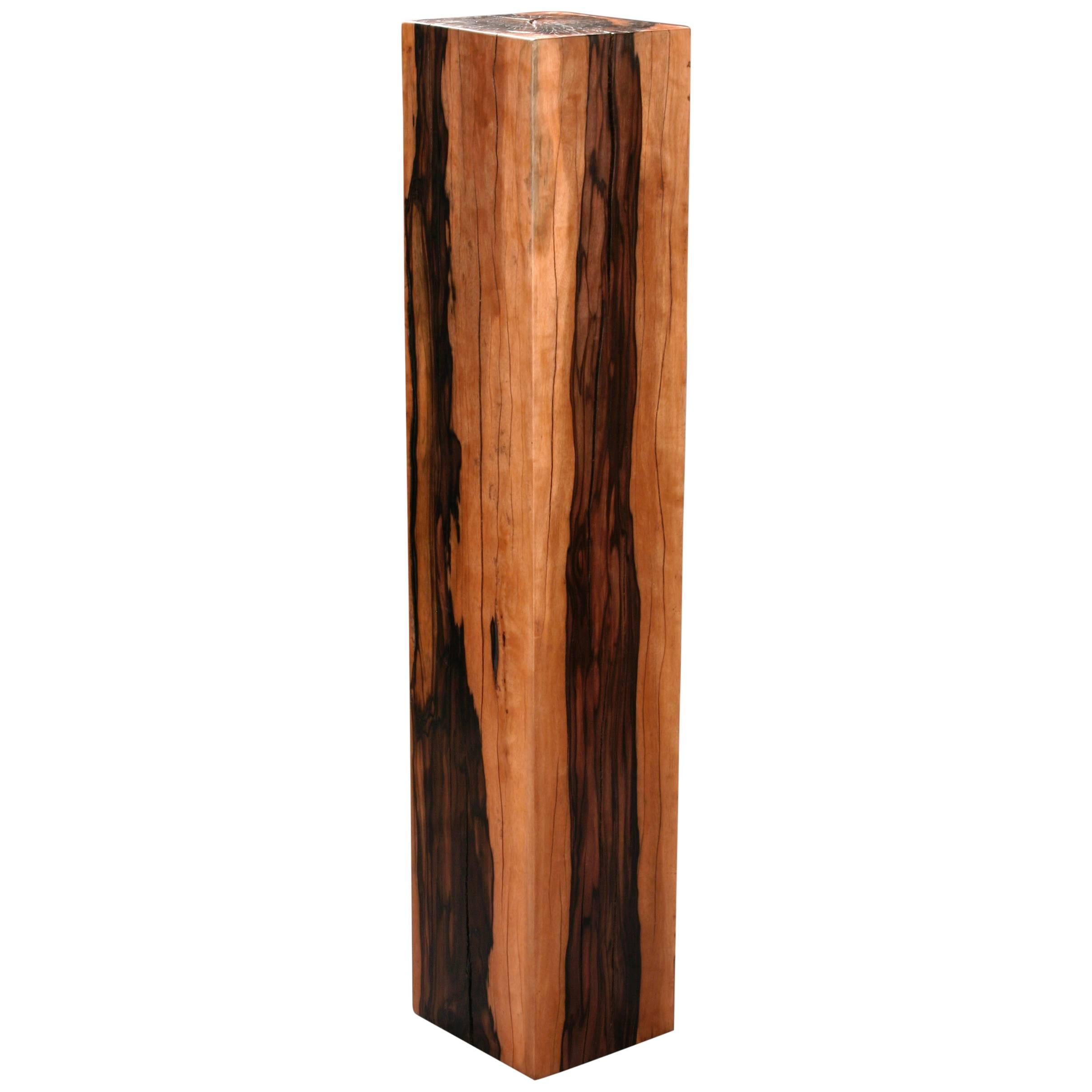 Solid Macassar Ebony Pedestal 