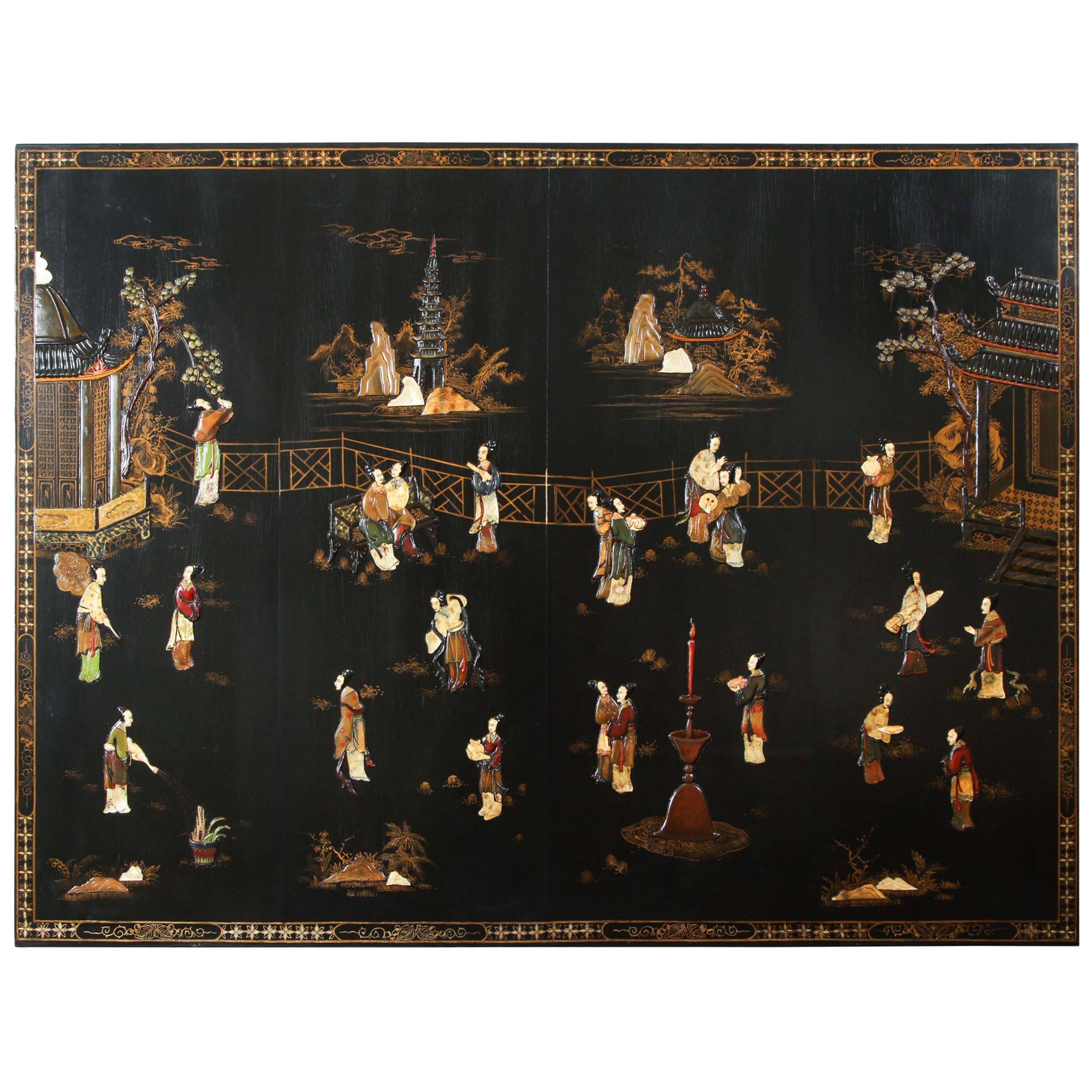 Elaborate Chinese Room Divider For Sale
