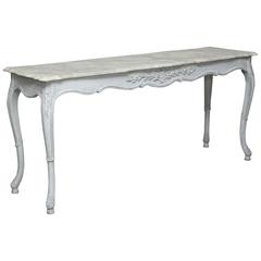 Faux Painted Sofa Table Console 11