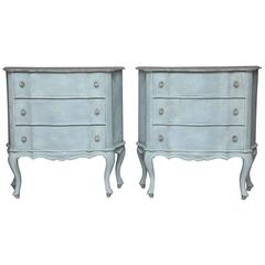 Pair of Italian Painted Night Tables or Side Chests